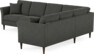 Eden - Hörnsoffa, 3+2-sits - Grå
