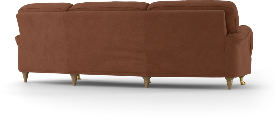 Oxford - 3-sits soffa svängd - Orange