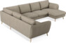 Madison Lux - Hörnsoffa med schäslong höger - Beige