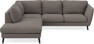 Madison - 2-sits soffa med divan vänster - Brun