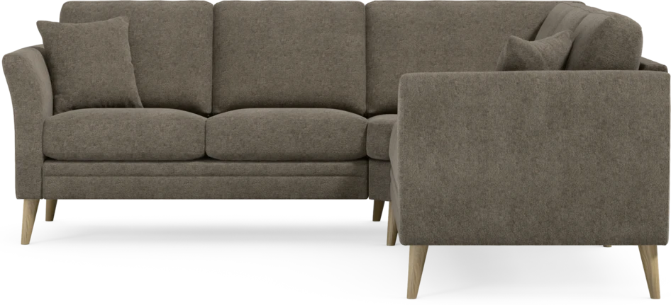 Eden - Hörnsoffa, 2+2-sits - Brun