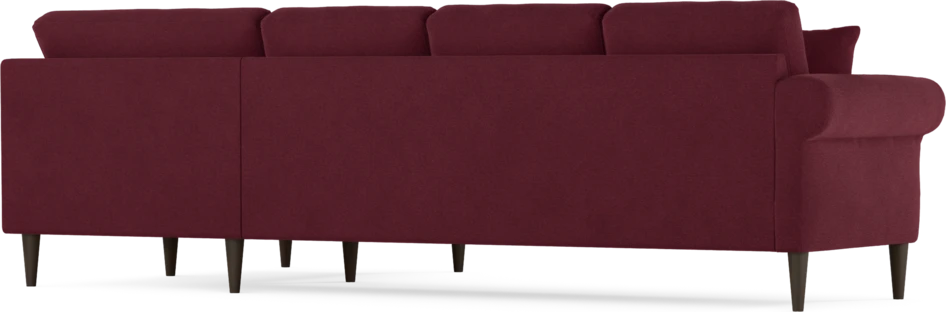 Eden - Hörnsoffa, 3+1-sits - Röd