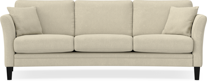 Eden - 3-sits svängd - Beige