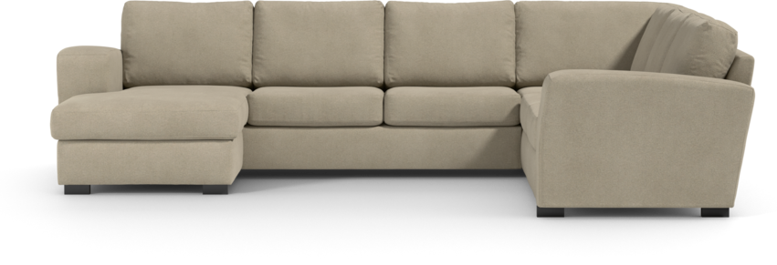 Friday - Hörnsoffa, 3+2-sits med schäslong vänster - Beige