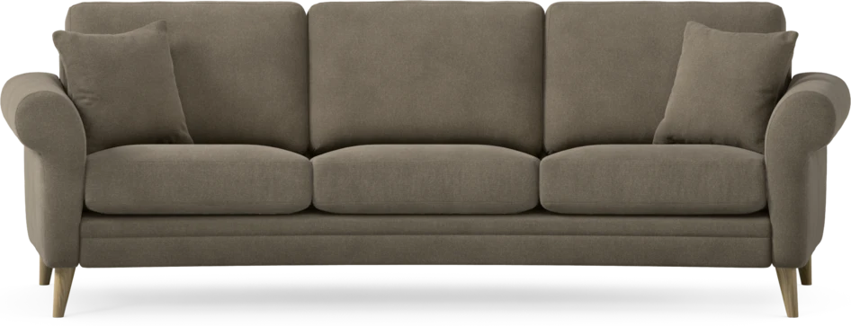 Eden - 3-sits soffa svängd - Beige