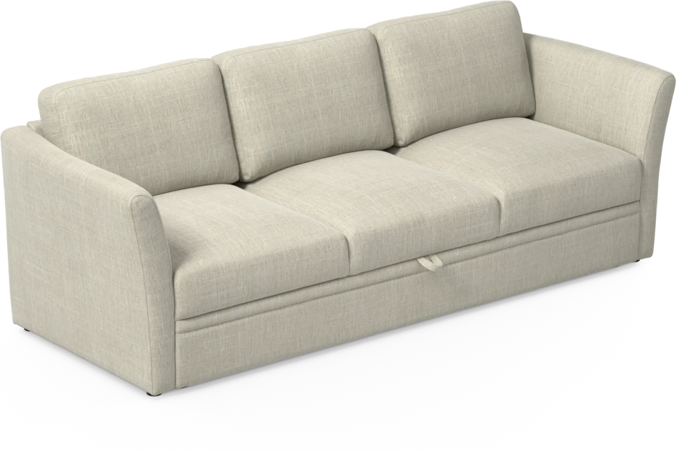 Öland - Bäddsoffa 3-sits, längsbäddad - Beige