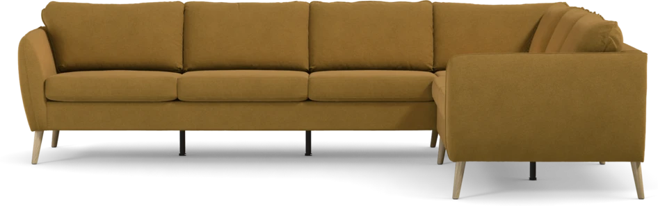 County - Hörnsoffa, 3+2-sits - Gul