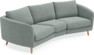 Madison - 3-sits soffa svängd, 70 cm - Grå