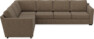Friday - Hörnsoffa, 2+3-sits - Brun