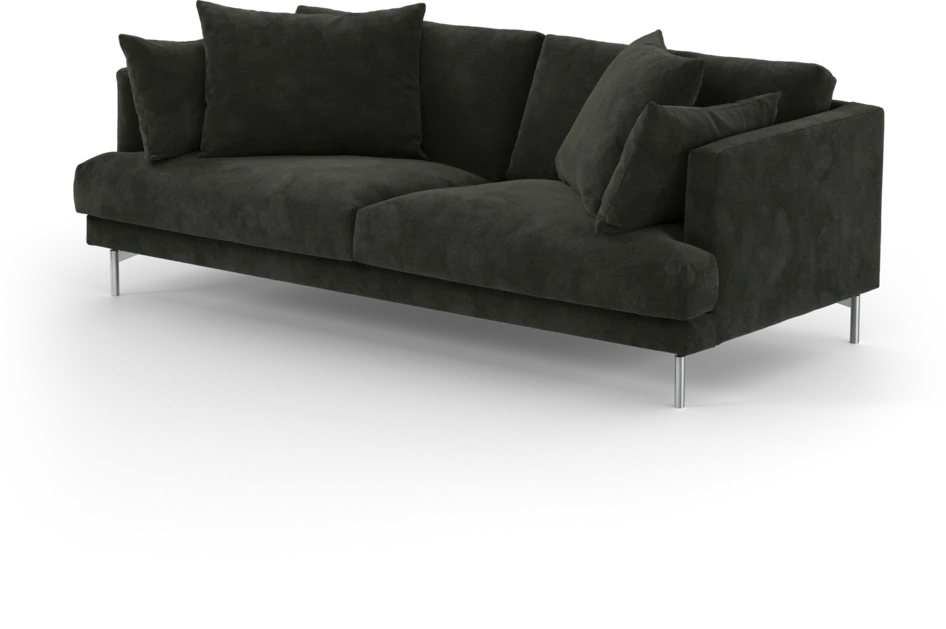 Harper - 3-sits soffa - Svart