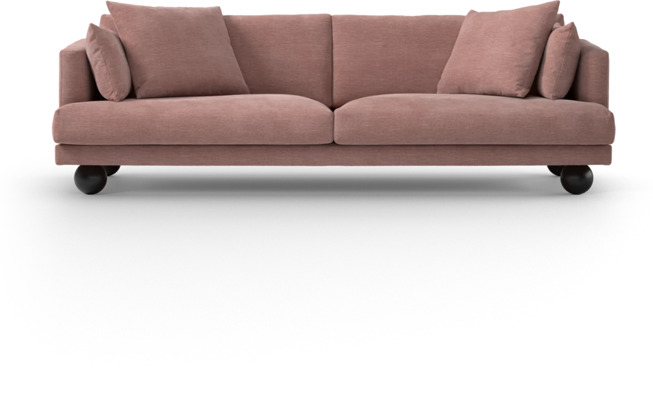 Harper - 4-sits soffa - Rosa