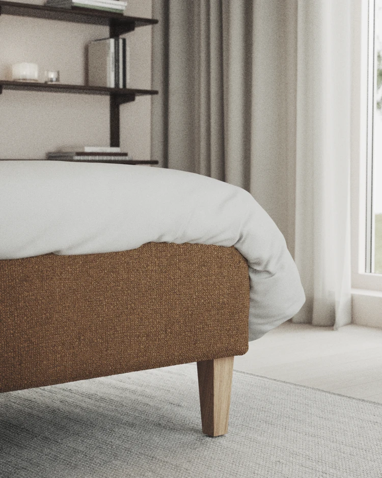Delux Exclusive - Kontinentalsäng, enkelsäng 120 cm med bäddmadrass och sängben - inspiration