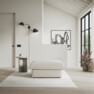 Pieces - Fotpall - Beige