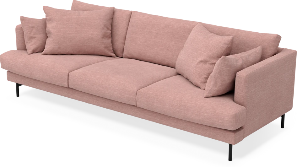Harper - 4-sits soffa - Rosa