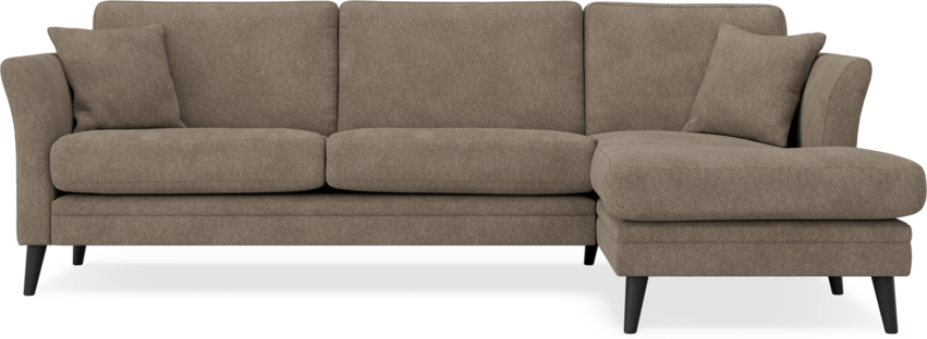 Eden - 2,5-sits soffa med schäslong - Gul