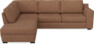 Friday - 2,5-sits soffa med divan vänster - Orange