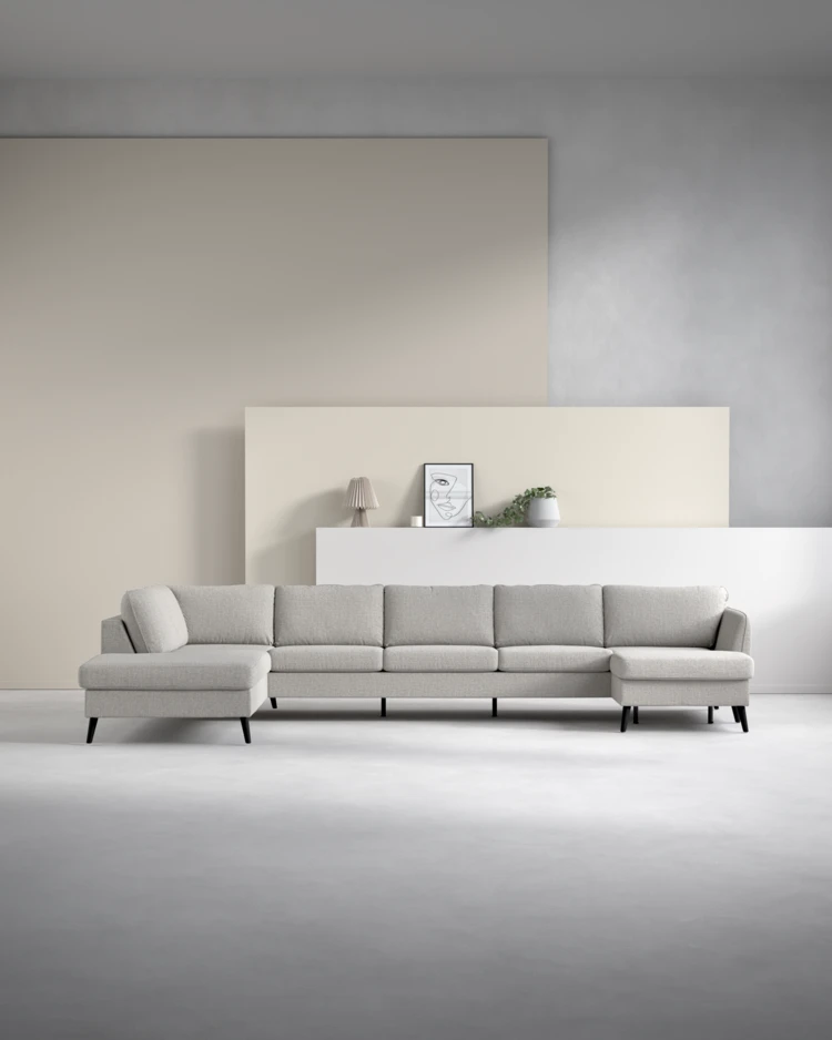 County - 4-sits soffa med divan vänster och schäslong höger - inspiration