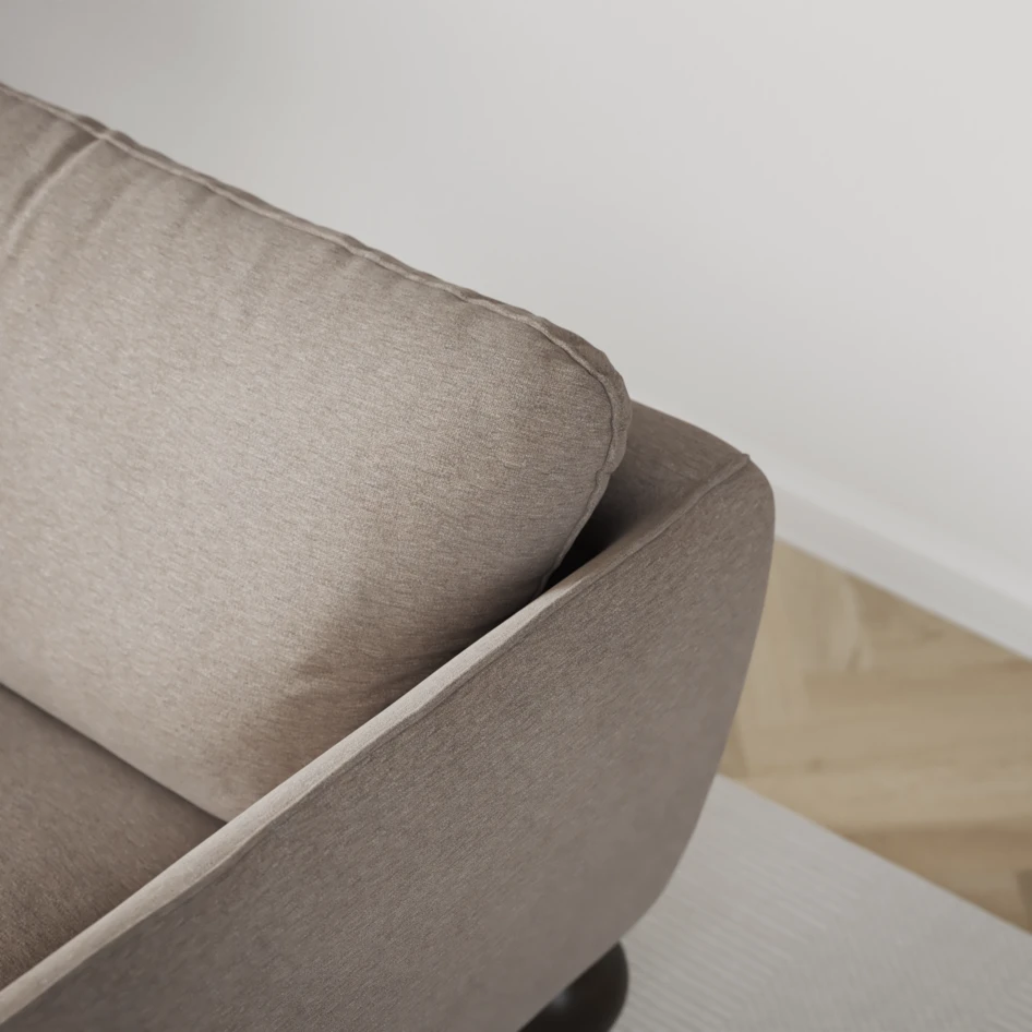 Madison Lux - Hörnsoffa med schäslong höger - Beige