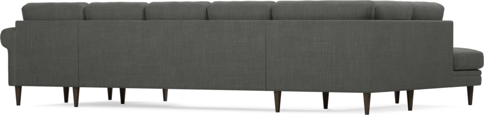 Eden - 3-sits soffa med divan vänster och schäslong höger - Grå