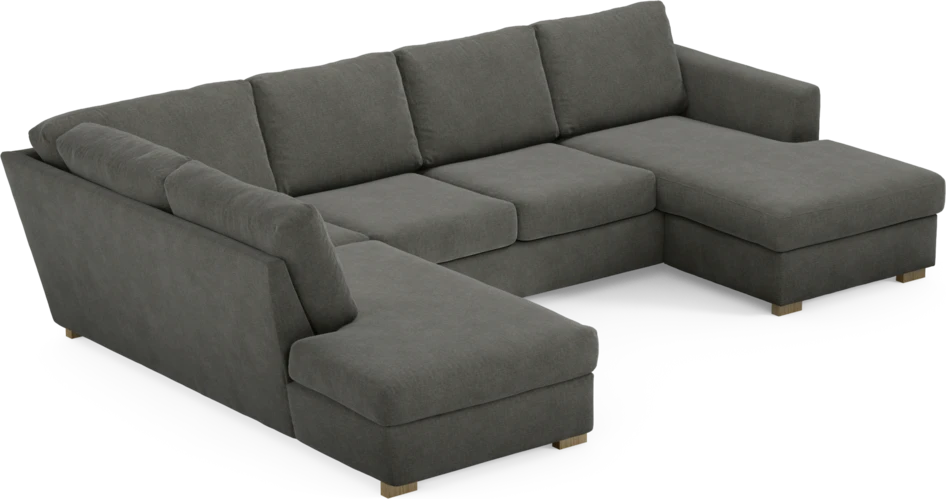 Friday - 3-sits soffa med divan vänster och schäslong höger - Grå