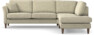 Eden - 2,5-sits soffa med divan - Beige