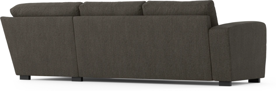 Friday - 2,5-sits soffa med divan höger - Brun