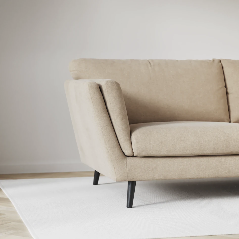 Madison Lux - Hörnsoffa med schäslong höger - Beige
