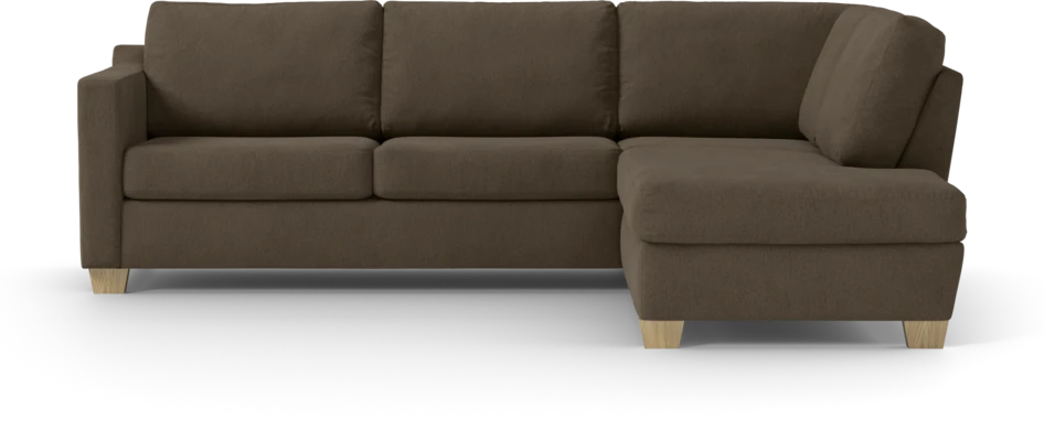 Friday - 2,5-sits soffa med divan höger - Brun