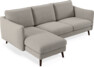 Madison Lux - 2-sits soffa med schäslong vänster - Beige