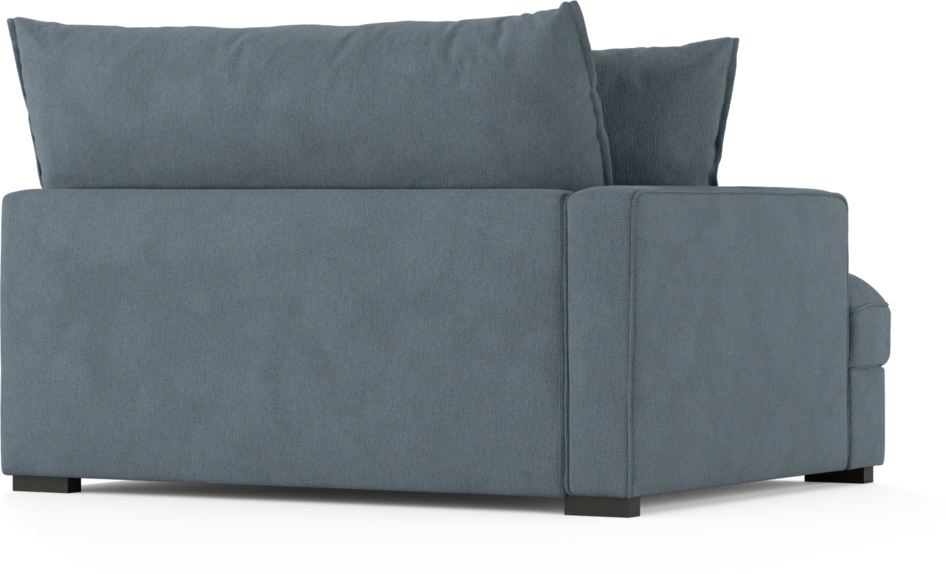 Rossi - 2-sits med armstöd vänster - Blå