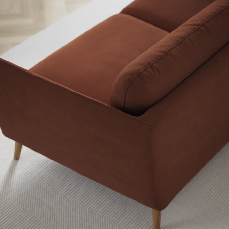 Madison Klädsel - Klädsel till 2-sits soffa - Röd