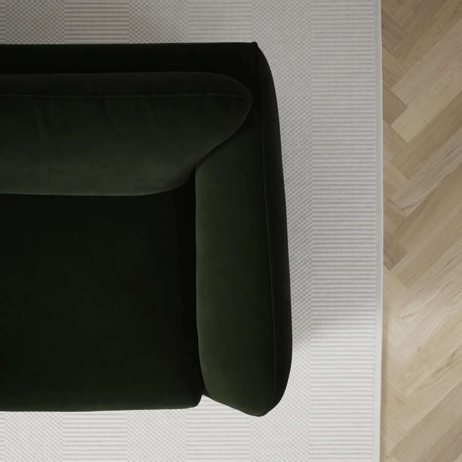 Madison Lux - Hörnsoffa 2+3-sits, hörn 2 - Grön