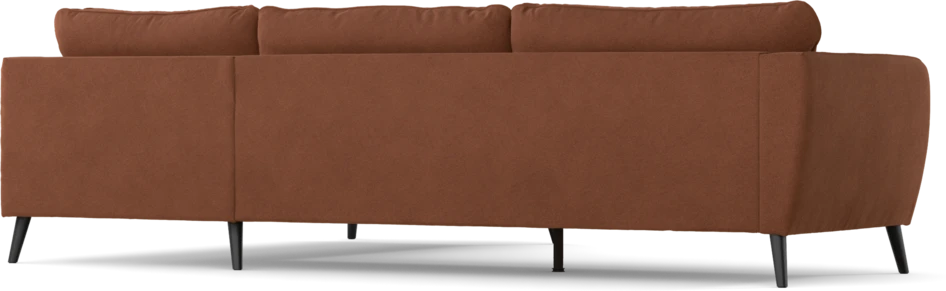 County - 2,5-sits soffa med divan höger - Orange
