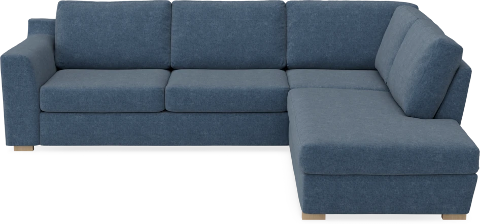 Friday - 2,5-sits soffa med divan höger - Blå