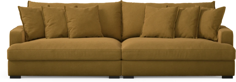 Rossi - 4-sits soffa - Gul