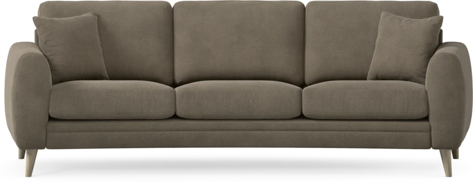 Eden - 3-sits soffa svängd - Beige