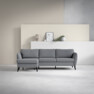 County - 3-sits soffa med flyttbar schäslong - Grå