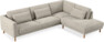 Willow - 3-sits soffa med divan höger, fast klädsel - Beige