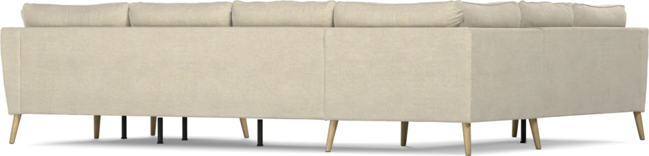 County - Hörnsoffa, 2+3-sits med schäslong höger - Beige