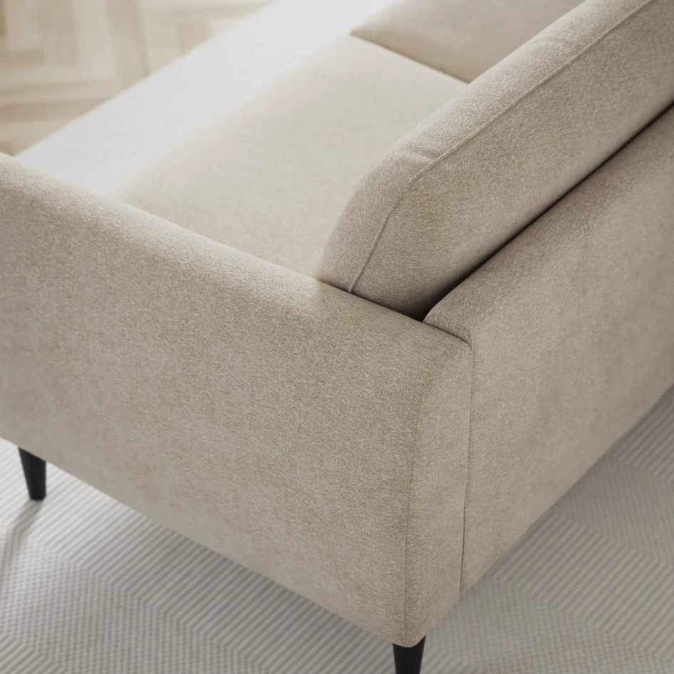 Bridge - 3-sits soffa med schäslong vänster och divan höger - Beige