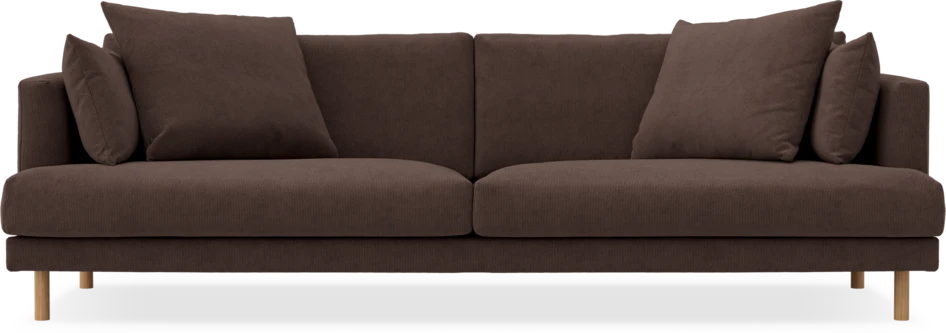 Harper - 4-sits soffa - Brun