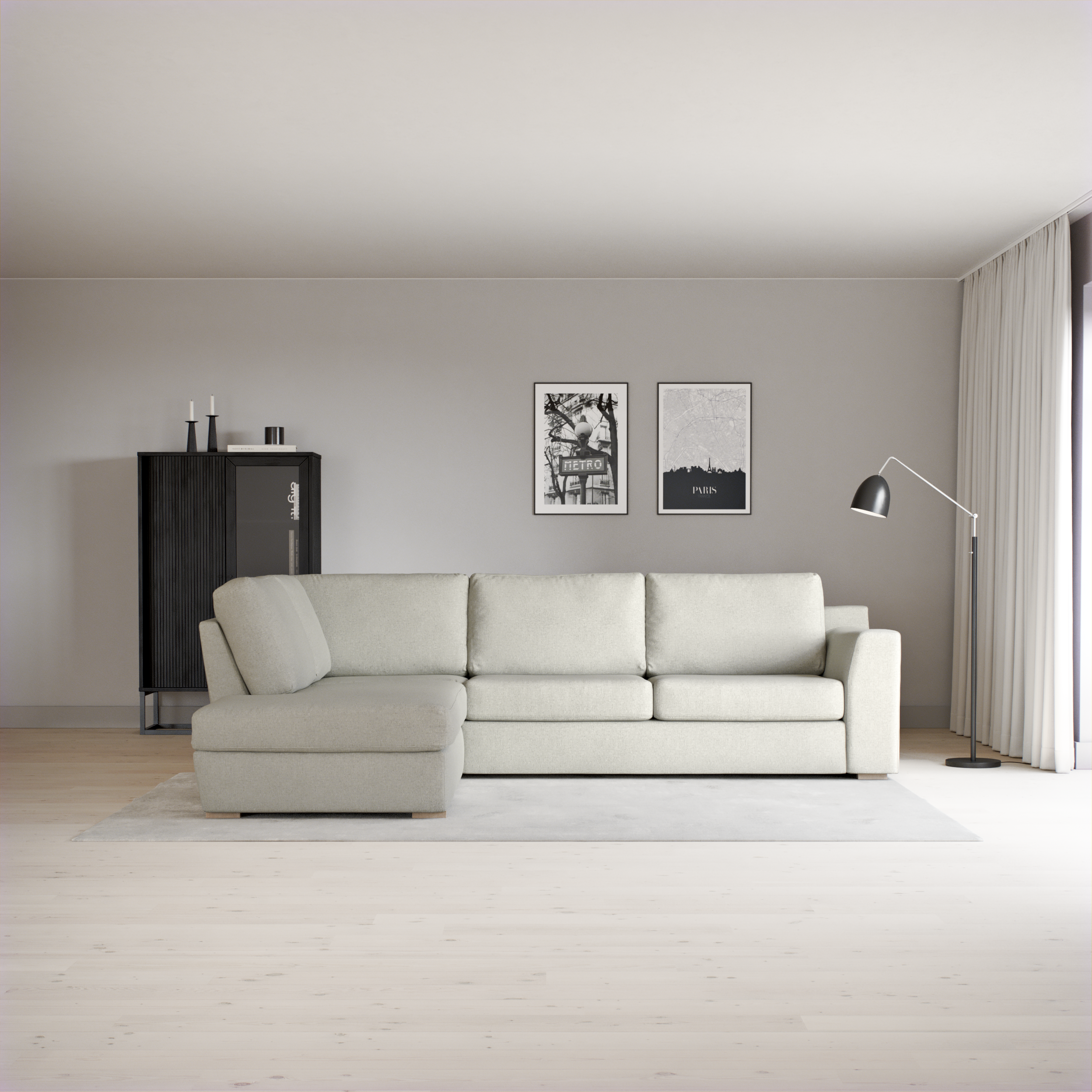 Friday - 2,5-sits soffa med divan vänster - inspiration