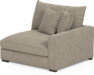 Rossi - 1,5-sits med armstöd höger - Beige