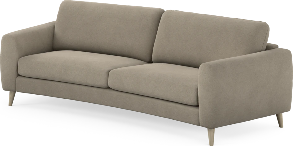 Bridge - 3-sits soffa svängd - Beige