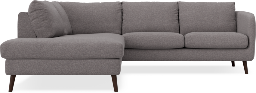 Madison - 2-sits soffa med divan vänster - Grå