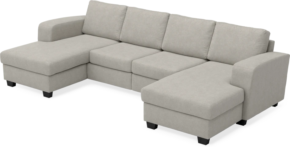 Friday - 2-sits soffa med två schäslonger - Beige
