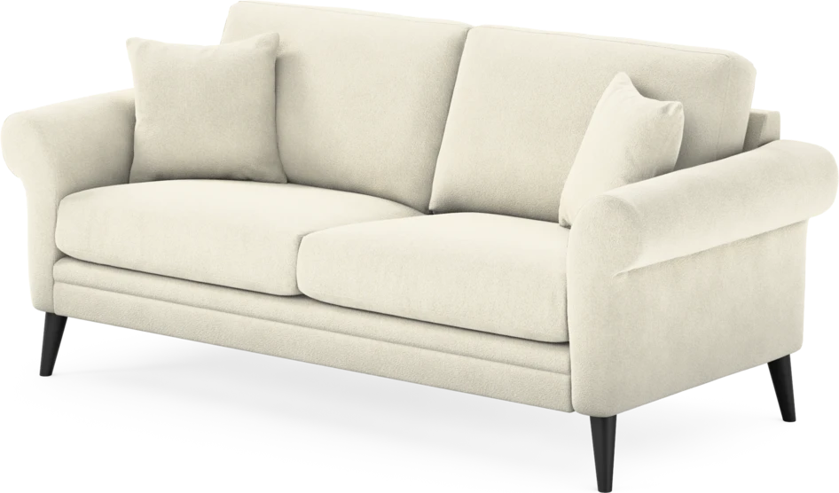 Eden - 2,5-sits soffa - Vit
