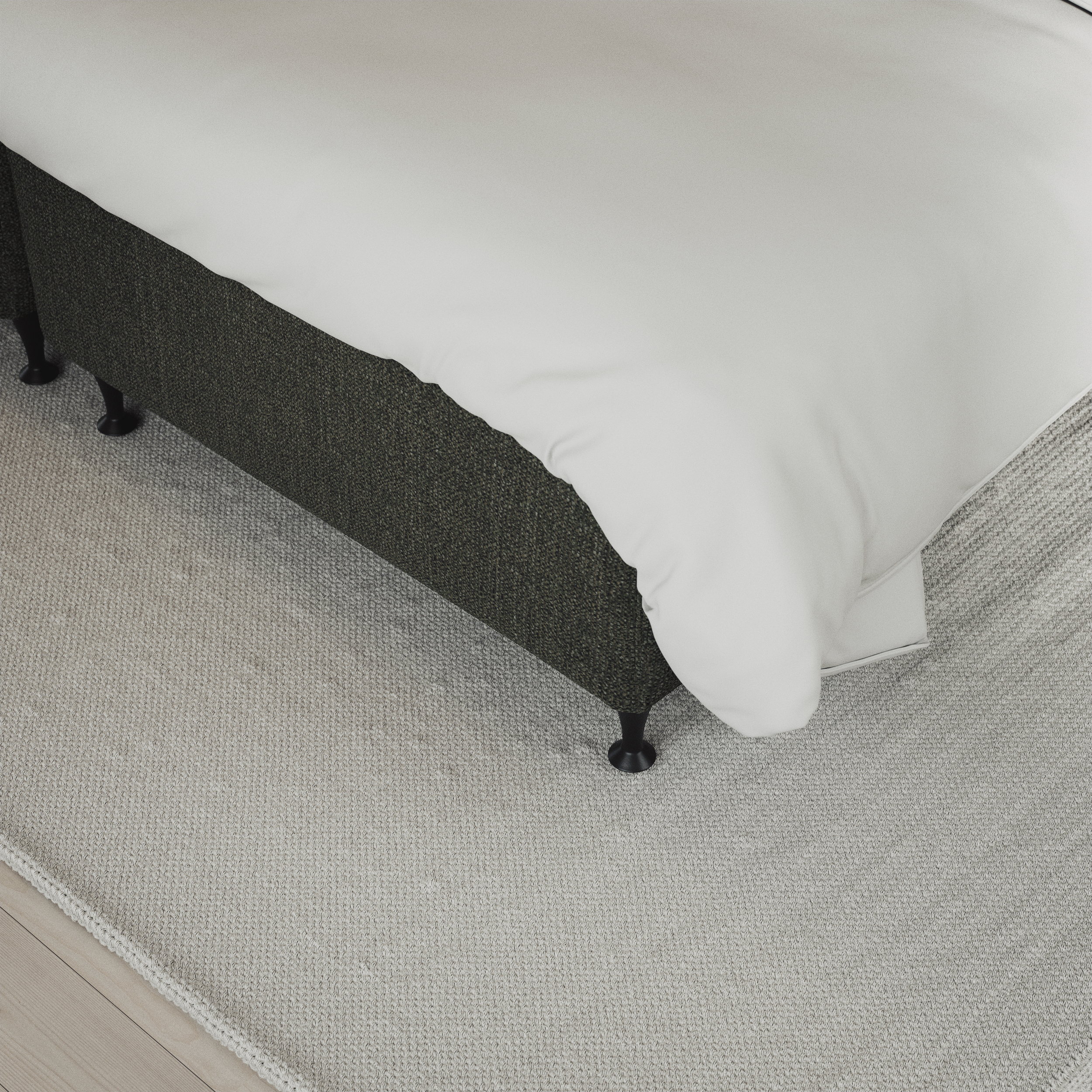 Delux Sense - Kontinentalsäng, enkelsäng 140 cm med bäddmadrass och sängben - inspiration