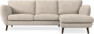 Madison Lux - 2-sits soffa med schäslong höger - Vit