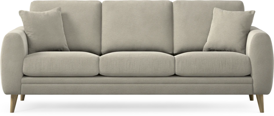 Eden - 3-sits soffa - Brun